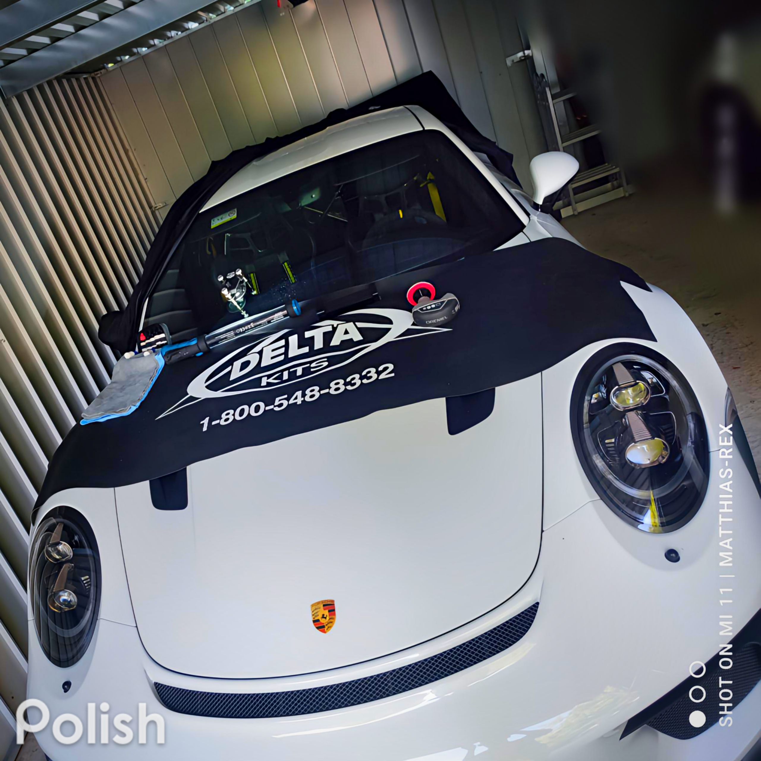 Szélvédő javítás porsche 911 gt3 rs